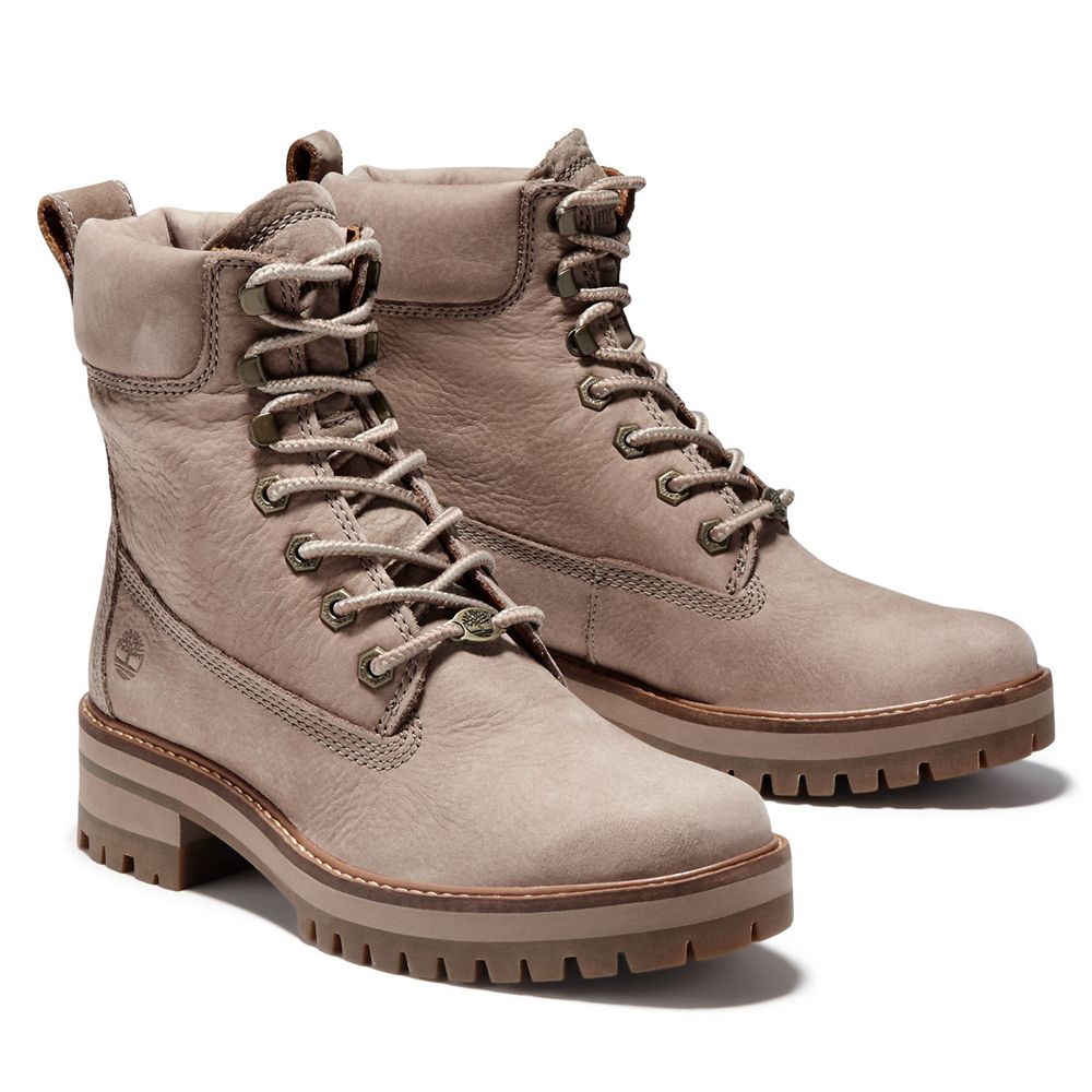 Timberland 6-Inch Μποτακια Γυναικεια Γκρι - Courmayeur Valley - Greece 6294710-YI